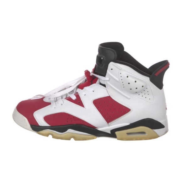 Jordan 6 Retro Carmine CDP High Top Sneakers - Excellent Condition-Size 13 - Picture 5 of 5